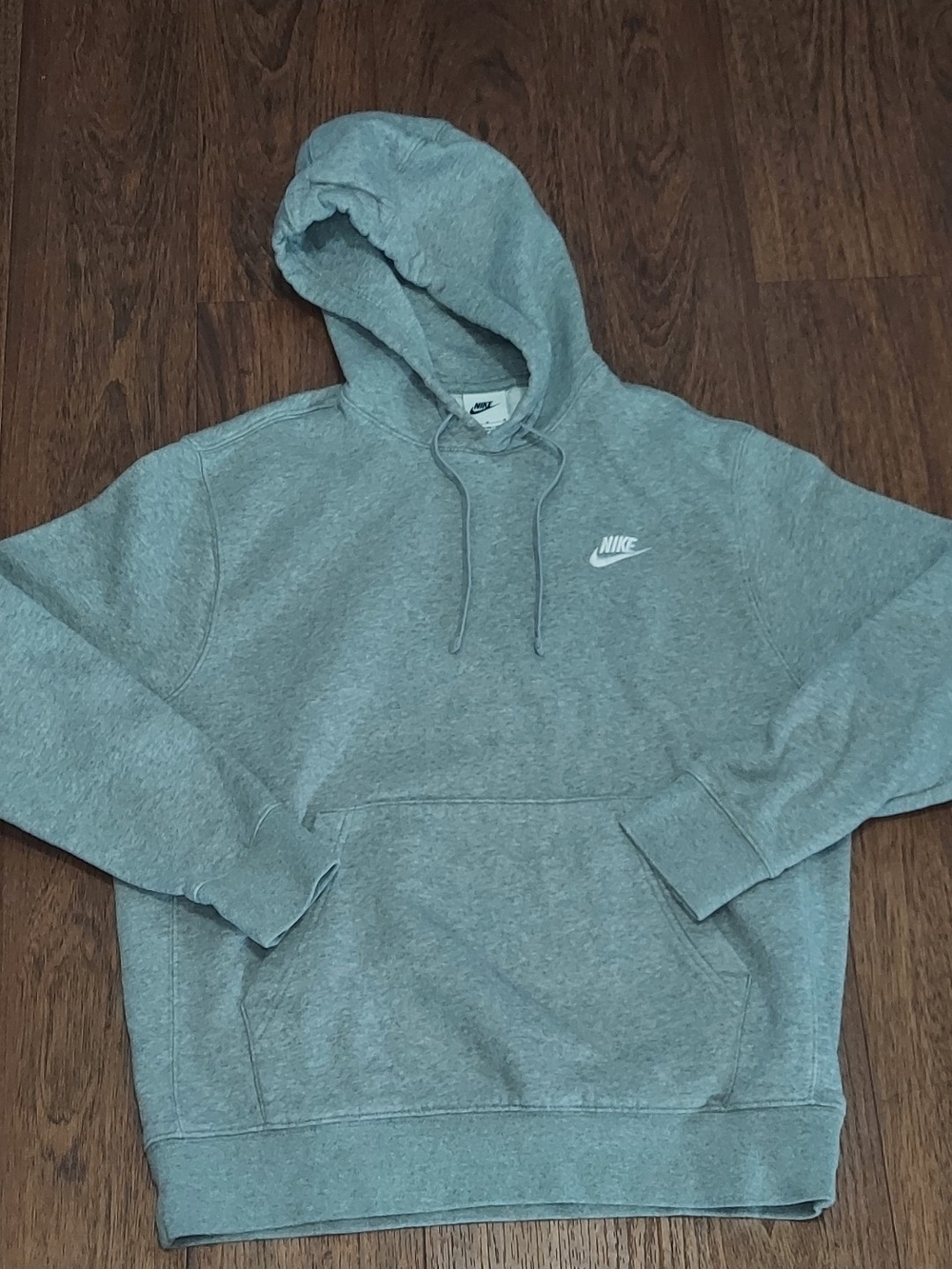 Nike gray hoodie mens sz Medium